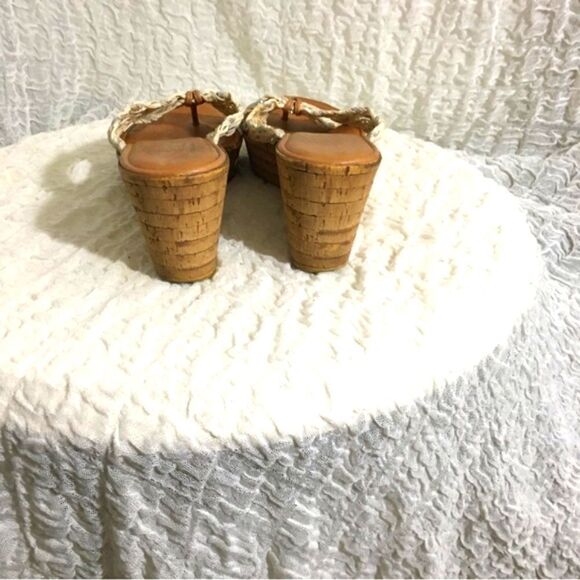 Toscanella Crossed Weaved Sandals Made in Italy Size 9 - Picture 6 of 10